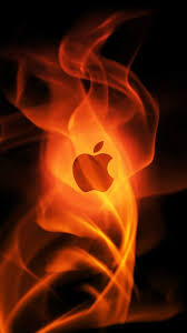 Silver Apple Logo On Fire に対する画像結果 Apple Logo Wallpaper Apple Galaxy Wallpaper Apple Logo