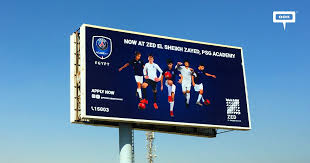 Real estate billboards in egypt. Paris Saint Germain Football Academy In Zed Ora Developers Nawy Premium Real Estate In Egypt