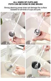 Premium Silicone Bottle Brush Set – Non-Scratch Kitchen Cleaning