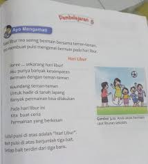 Coba Tuliskan Kosakata Baru Pada Puisi Hari Libur Yang Tidak Kamu Pahami 1 2 3 4 5 Brainly Co Id