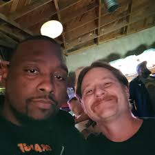 Yeah. So last night was like a movie. Don't know where to begin. Finally  got to meet the @splatattackpodcast in person, wild n crazy kids  @donniekarate Jeffcoat with Nick Arcade's @philmoore4u ,