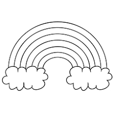 Preschool coloring pages of rainbows. Rainbow Coloring Pages Free Printables Momjunction
