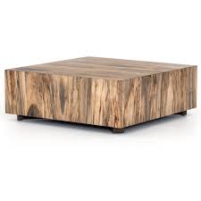 Inkas Spalted Primavera Wood Square Coffee Table 40 In 2020 Square Wood Coffee Table Coffee Table Wood Coffee Table