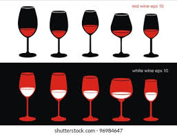 From bordeaux to claret, you'll find every shape and type of glass you'll need for a proper tasting, festive get together, and even out and. Vector Set Decorative Wine Glasses Red Stock Vector Royalty Free 96984647