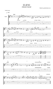 Johannes Linstead Eleni Guitar Tabs Acoustic Pdf Acoustic Guitar Sheet Music Download Guitar Pro Acoustic Guitar Acoustic Guitar Music Guitar Sheet Music