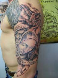 Christianity is one of the most common religions around the world. Pin On Religious Tattoo Sleeve Sketches For Men