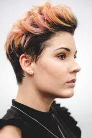 Since your short hair might be fighting to fall out of your crown braid, be sure to give your new hair style an allover spritz of strong hold hair spray to help keep it in place. Short Hair Styles For L Unruly 2a R2bs2 Vyttqxmm If You Feel Rebellious You Can Choose For A Cute But Rebellious Hairstyle Global Dvc