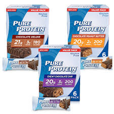 Amazon Com Pure Protein Bars High Protein Nutritious Snacks To Support Energy Low Sugar Gluten Free Variety Pack 1 76oz 18 Pack Everything Else