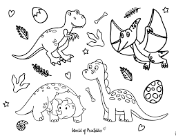 Download this running horse printable to entertain your child. Dinosaur Coloring Pages 50 Best Pages For Kids World Of Printables