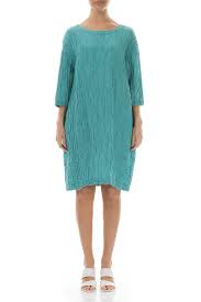 Flap style on this aqua green ruffle dress is absolutely head over. Midi Crinkled Aqua Green Silk Linen Dress Grizas Com