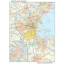 Maybe you would like to learn more about one of these? Boston Massachusetts Wall Map The Map Shop