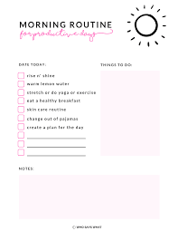 7 Morning Routines For Happier More Productive Days Who Says What Beauty Routine Schedule Calendar Days Happier In 2020 Productive Day Morning Routine Routine