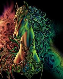 To April With Love The Horse Woman Native American Legend Horse Art Fantasy Horses Magical Horses