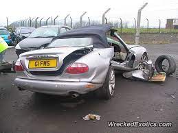 Jaguar Xkr Crashed Jaguar Crash Antique Cars