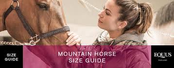 Mountain Horse Size Guide Equus
