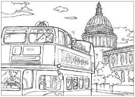 Pdf generator, jpg file, a4 size free to download The Top London Sights You Should Visit Southside Self Catering Colouring Pages Coloring Pages London Art