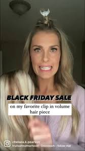 $100 off using code CHELSEA100 at checkout. 48 hour sale! This is not a  halo ❌ This is a seamless U part clip in that hides right underneath the  hair for instant volume 💥 Shop here : ...