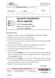 Egzamin ósmoklasisty z języka angielskiego. Egzamin Osmoklasisty Angielski 2020 Odpowiedzi Arkusz Cke Online Test Osmoklasisty Z Angielskiego Byl Banalny Kiedy Wyniki 18 06 Gazeta Krakowska