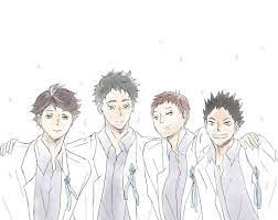 Seijoh 3rd Years Graduation From Ushjima On Tumblr Haikyuu Haikyuu Anime Manga Art