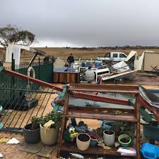 Sad to see my old family home destroyed. Thinking of everyone back home in  Northampton/Kalbarri