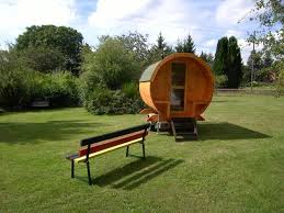 Fasssauna Ferien Ferienhaus Fasssauna