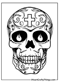 Learn about famous firsts in october with these free october printables. Sugar Skull Coloring Pages Updated 2021