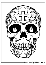 960 x 694 file type: Sugar Skull Coloring Pages Updated 2021