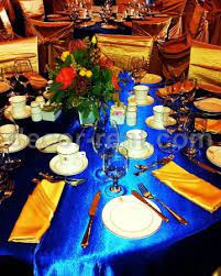 Please take a look to see how it all turned. Blue And Gold Wedding Decorations Wedding Decoration