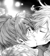 Résultat de recherche d'images pour "couple manga kiss"