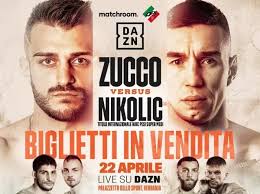 Ivan Zucco vs. Marko Nikolic este viernes en Italia y por DAZN