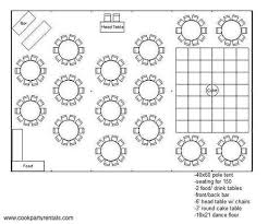 40 x 60 tent layout 3 seating in 2019 backyard tent