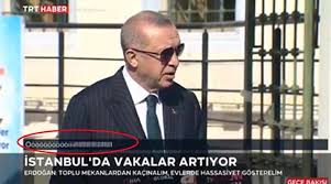 Türkiye'nin haber kaynağı olan trt haber 18 mart 2010 yılında türkiye radyo televizyon kurumu tarafından kuruldu. Erdogan Konusurken Trt Ekraninda Beliren Yaziyla Ilgili Sorusturma Baslatildi