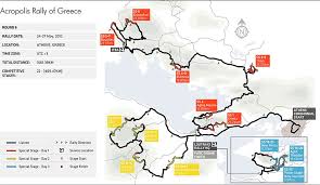 Toyota yaris wrc runs first and third on greek gravel. Acropolis Rally Stage Map Federation Internationale De L Automobile
