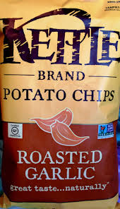 Review Kettle Brand Roasted Garlic Potato Chips Roasted Garlic Potato Chips Garlic Potatoes