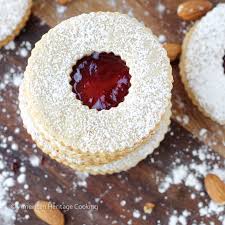 The spruce / claire cohen. Traditional Raspberry Linzer Cookies Christmas Cookies