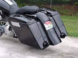Black Stretched Bags Motorcycle Bag Bags Motorcycle Saddlebags