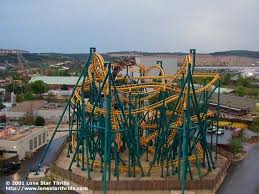 Poltergeist Six Flags Fiesta Texas San Antonio Texas Usa Roller Coaster Best Roller Coasters Six Flags Fiesta Texas