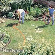 The jagged edges of crushed stone lock together to form a firm surface. How To Build A Stone Path Diy Family Handyman