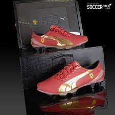 The puma v1.815 ferrari was released in 2009 and featured a synthetic upper with a tpu outsole and moulded studs. Speed Football Boots Puma V1 815 Ferrari Update Soccerbible