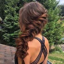 21 Pretty Side Swept Hairstyles For Prom Stayglam Side Braid Hairstyles Fishtail Braid Hairstyles Side Swept Hairstyles