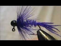 Fly Tying A Purple Black Bluegill Jig With Jim Misiura Fly Tying Fly Tying Desk Custom Rods