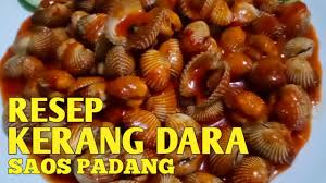 Nikmati pedas dan endeusnya sajian kerang bersaus padang ini. Resep Kerang Dara Saos Padang Youtube