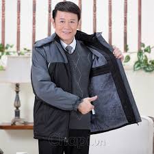 Áo khoác phao nam trung niên Tourez - Màu đỏ