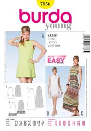 Burda Pattern 6496 Misses' High Waist Dress (8-20) – Lincraft