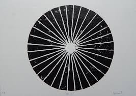 Black And White Linoleum Print Lino Print Spiritual Art Black And White Original Geometric Art Print Linoleum Print Limited E Geometric Art Prints Modern Art Paintings Abstract Lino Print