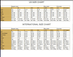 Size Charts