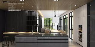 Thiết kế phòng ăn và bếp tối giản với không gian mở - Minimal Design