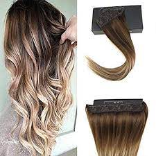 Enjoy Sunshine Life With Sunny Hair Halo Extensions Sunny 12inch Halo Hair Extensions Human Hair Dark Brown Halo Hair Extensions Hair Extensions Medium Blonde