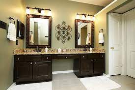 Bronze Bathroom Lights Elegancy And Durability In One Bathroom Vanity Lights Oil Rubb Bronze Bathroom Light Fixtures Bronze Bathroom Bathroom Mirror Design