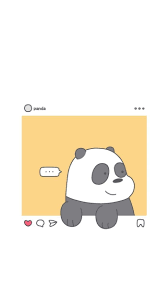 Cute panda aesthetic we bare bears wallpaper. Wallpaper Wallpaper Wallpaper Couple Wallpapercouple Tags Wallpaperiphone Wallpaperbackgro We Bare Bears Wallpapers Bear Wallpaper Cute Panda Wallpaper